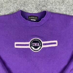 Jones & Mitchell Sweatshirt Mens XL Purple UNA College Crewneck‎ Pullover